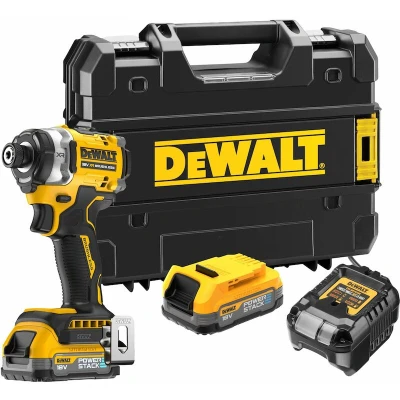 Afbeelding van DEWALT DCF860E2T QW 18V XR Premium accu slagschroevendraaier in TSTAK koffer (2x 1,7Ah POWERSTACK + lader)