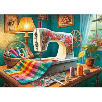 Afbeelding van My Sewing Corner Puzzel 1000 Stukjes