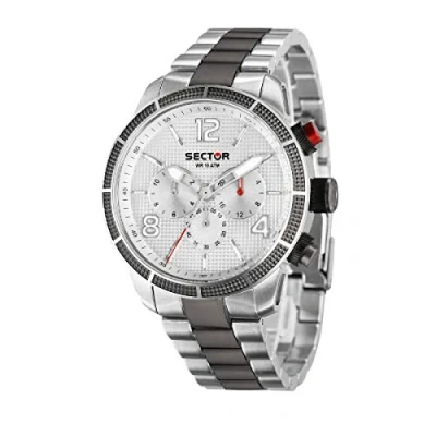 Afbeelding van Sector Heren Horloge R3253575006 Zilver/Grijs Ø 45mm