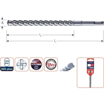 Afbeelding van Hamerboor Sds+ Quattro X Ø16,0X110/160