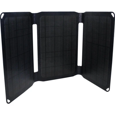 Afbeelding van POWERplus Gorilla ETFE 20W Solar Charger (GEEN powerbank) Opvouwbaar Zonnepaneel 14.8V (opladen 12V accu) en 5V USB uitgang