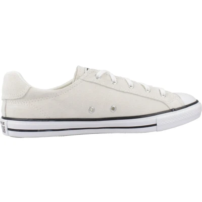 Afbeelding van Converse Chuck Taylor Dainty Lucky Sneakers laag, Dames, Maat: 39, Egret/white/black Veloursleer