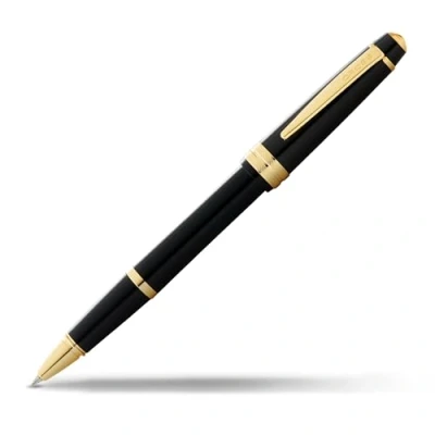 Afbeelding van Cross AT0745 9 Rollerball Bailey Light met details, goud, zwart