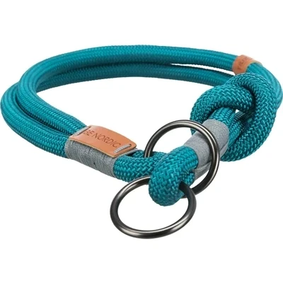 Afbeelding van Trixie Halsband Hond Be Nordic Slip Met Stop Petrol / Lichtgrijs 50X1,3 CM (402783)