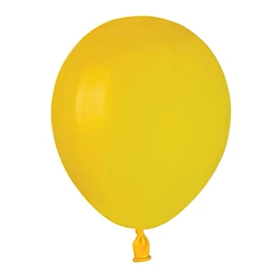 Afbeelding van Ciao Set van 100 hoogwaardige natuurlijke latexballonnen A50 (Ø 13 cm/5 inch), geel