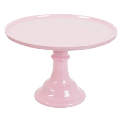 Afbeelding van Taartplateau Roze Melamine Ø30x20cm