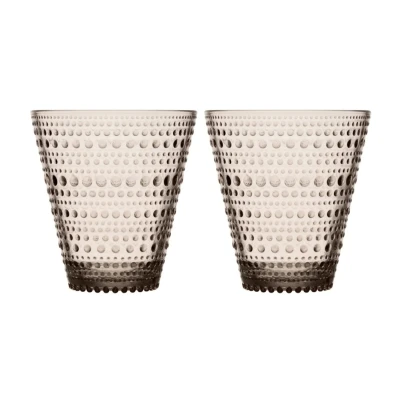 Afbeelding van Iittala Kastehelmi Waterglas 30cl 2St Linnen