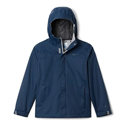 Afbeelding van Columbia Watertight Unisex Regenjas voor kinderen, Maat: 116, Collegiate navy