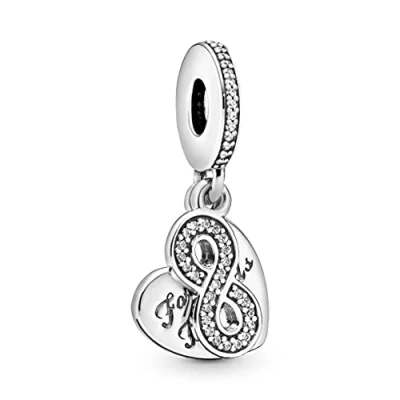 Afbeelding van PANDORA Damesparel 925 zilveren Zirkonia wit 791948CZ, één maat, Zilver,