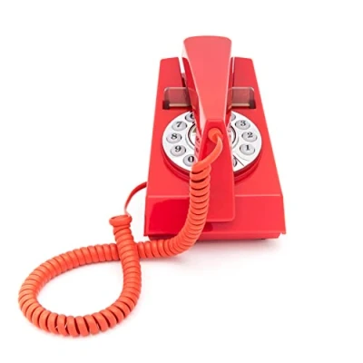 Afbeelding van GPO 1960PUSHRED Telefoon Trim retro jaren ‘60, druktoetsen, rood