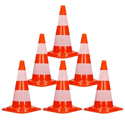 Afbeelding van 6 x verkeerskegelmast 47 cm