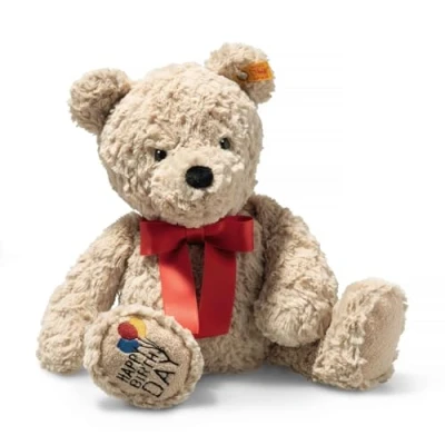 Afbeelding van Steiff Jimmy Teddybeer Happy Birthday 35 cm. EAN 114069