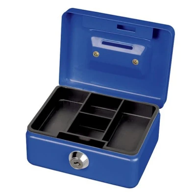 Image de Maul caisse à monnaie avec fente tirelire l125 x p95 h60 mm bleu 5603037