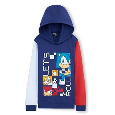 Afbeelding van Sonic The Hedgehog sweatshirt voor kinderen, jongens, 4 12 jaar, officiële kleding, Meerkleurig
