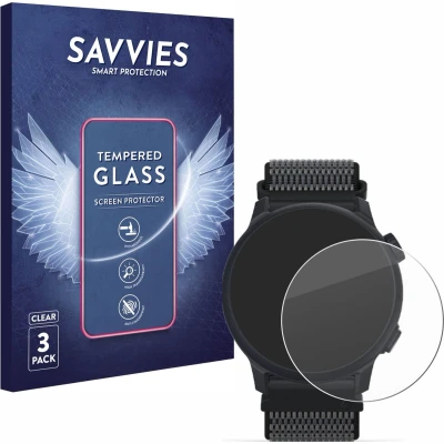 Afbeelding van Savvies Glas Screenprotector voor Coros Pace 2 Gehard Beschermglas 9H (3 Stuks)