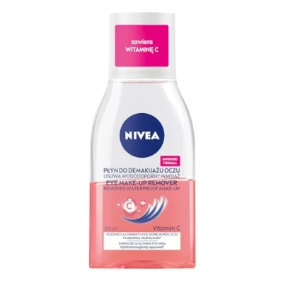 Afbeelding van NIVEA, Reiniging van het gezicht, Verzorgende twee fasen oogmake up remover 125ml (Make remover, 125 ml)