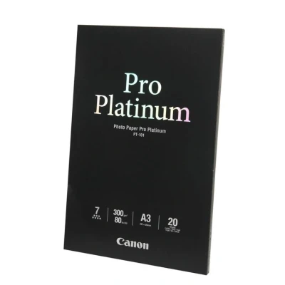 Image de Papier d&#039;impression Canon Pro Platinium PT101 A3 20 feuilles