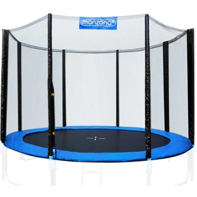 Afbeelding van Monzana Trampoline Ø430cm Veiligheidsnet UV en weerbestendig Zwart