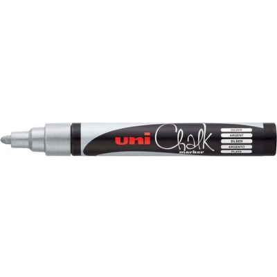 Afbeelding van Krijtstift Uni ball Chalk rond zilver