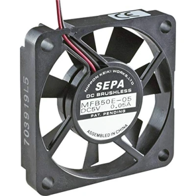 Afbeelding van SEPA MFB50E12 Axiaalventilator 12 V/DC 14.3 m3/h (l x b h) 50 10 mm