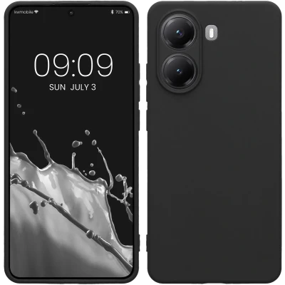 Afbeelding van kwmobile telefoonhoesje geschikt voor Xiaomi Poco X7 Pro 5G Hoesje smartphone Precisie camera uitsnede In mat zwart