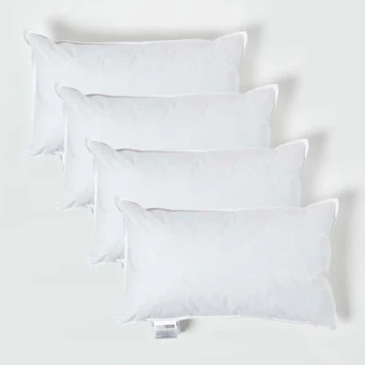 Afbeelding van Homescapes set van 4 vulkussens 30 x 50 cm kussenvulling eendenveren