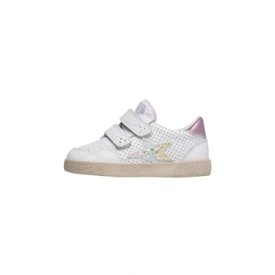 Afbeelding van Falcotto Baskets en cuir, Blanc Rose 22