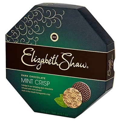 Afbeelding van Elizabeth Shaw Mint Crisp Dark Chocolates 175 g (2 stuks)