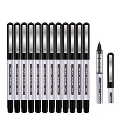 Afbeelding van Surcotto 12 stuks gelpennen, glad, sneldrogend, zwart, 0,5 mm