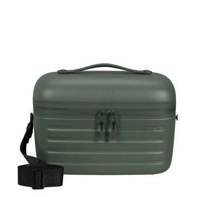 Afbeelding van Samsonite StackD Beauty Case Toilettas Sage Groen Toilettassen