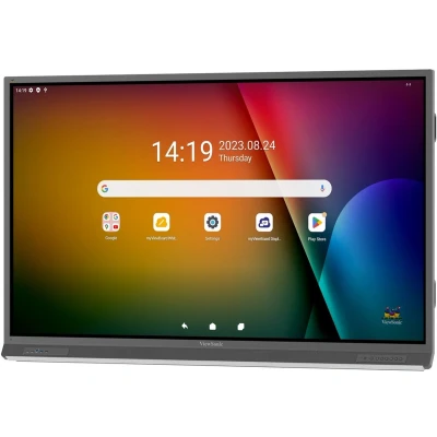 Afbeelding van ViewSonic 75&quot;(3840x2160), EDLA, 40 multi point touch, 7H, 400nits, 8G RAM/64G Storage, OPSx1, Wi Fi slotx1, HDMI INx3, OUTx1, VGAx1,