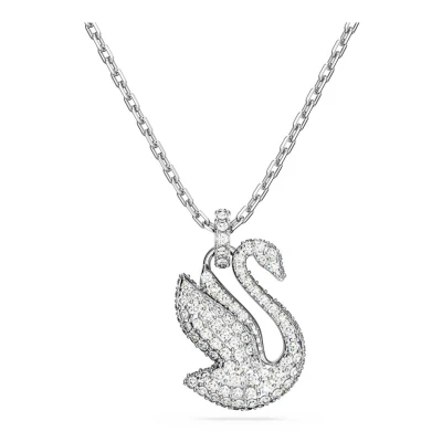 Afbeelding van Swarovski dames ICONIC SWAN PEND XS CRY/RHS in de kleur Zilver