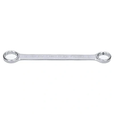 Afbeelding van SW Stahl 01316L dubbele ringsleutel 24 x 27 mm plat I rechte uitvoering 12 kant sleutel