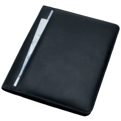 Image de Alassio conférencier, serviette écritoire cremona format a4, cuir nappa, noir 43006