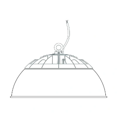Afbeelding van Transparante Reflector Voor Highbay Lamp
