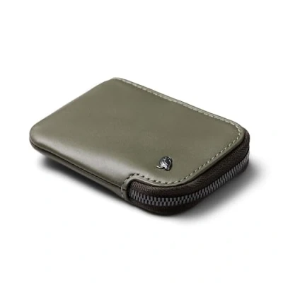 Afbeelding van Bellroy Lederen Card Pocket Wallet (max. 15 kaarten en tickets), Willow, Kaartzak