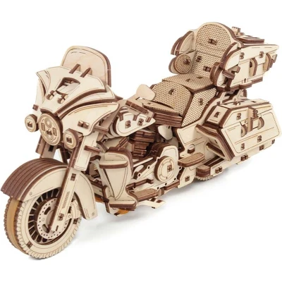 Afbeelding van 3D Mechanische Houten Puzzel Bike, Eco Wood Art, 3007, 22,6x8,4x12,3cm