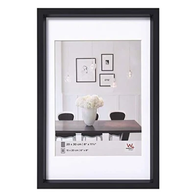Image de walther design, ES070B Steel Style, cadre photo en plastique, 50x70 cm, noir