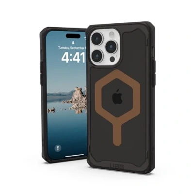 Afbeelding van Urban Armor Gear Pathfinder MagSafe Backcover Apple iPhone 15 Pro Max Zwart compatible
