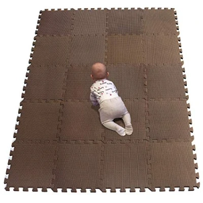 Afbeelding van YIMINYUER® 20 stuks (30 cm x 30 1 per stuk), puzzelmat van schuimrubber voor kinderen, spel baby&#039;s, schuimrubberen plaat, vloermat R06G301020