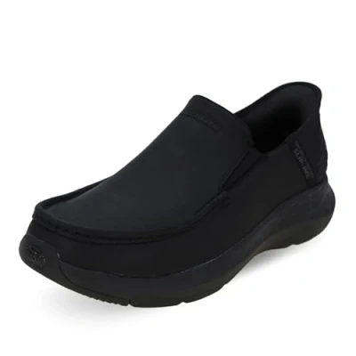 Afbeelding van Skechers Slip Ins Parson Oswin 204866 BBK, Mannen, Zwart, Schoenen, maat: 40