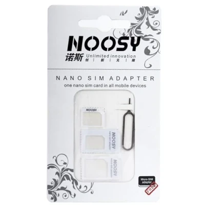 Afbeelding van standaard 4 in 1 nano simkaart adapter