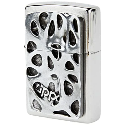 Afbeelding van Zippo Voronoi 2004313 Benzine aansteker, messing, roestvrij staal, 1 x 3,5 5,5 cm