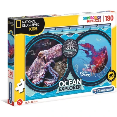 Afbeelding van Clementoni Supercolor Puzzel OCEAN EXPLORER National Geographic Kids 104 Stukjes