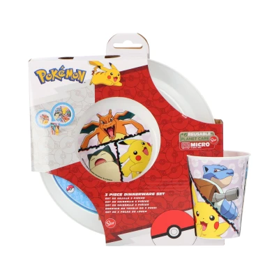 Afbeelding van Pokemon Ontbijtset 3 dlg 8412497080502