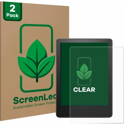Afbeelding van ScreenLeaf Screenprotector voor Amazon Kindle Paperwhite 2021 / 2023 Duurzame schermbescherming Folie Beschermfolie transparant (2 Stuks)
