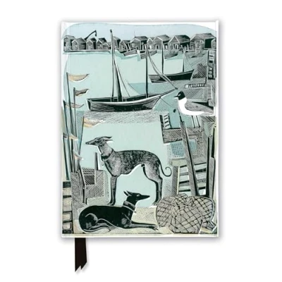 Afbeelding van Flame Tree Notebooks Angela Harding: Harbour Whippets (Foiled Journal)