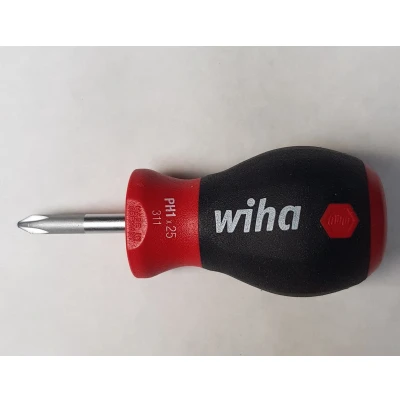 Afbeelding van Wiha 311 26968 Werkplaats Kruiskop schroevendraaier PH 1 Koplengte: 25 mm DIN ISO 8764