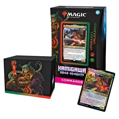 Afbeelding van Magic The Gathering Kamigawa: Neon Dynasty Commander Deck Upgrades Unleashed (rood groen)