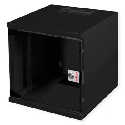 Afbeelding van ROLINE 10 inch wandbehuizing 6 U, 312x300 BxD zwart
